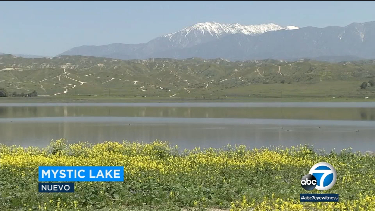 Mystic Lake in IE nearly full for the first time in 15 years