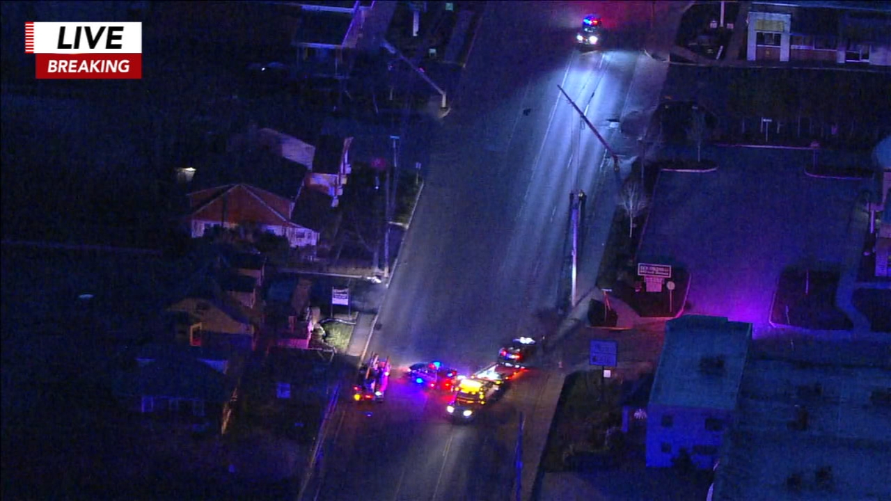 Crash takes down power lines in Plymouth Twp., Pa.