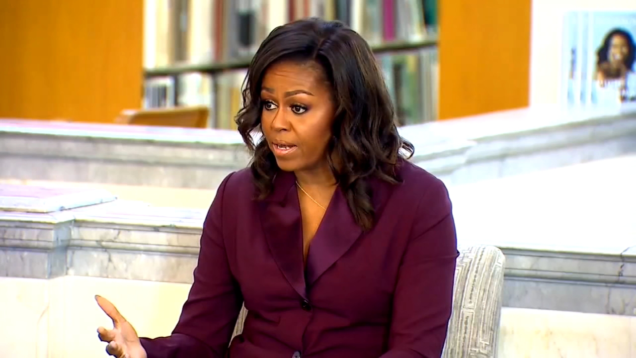 Michelle Obama surprises book club