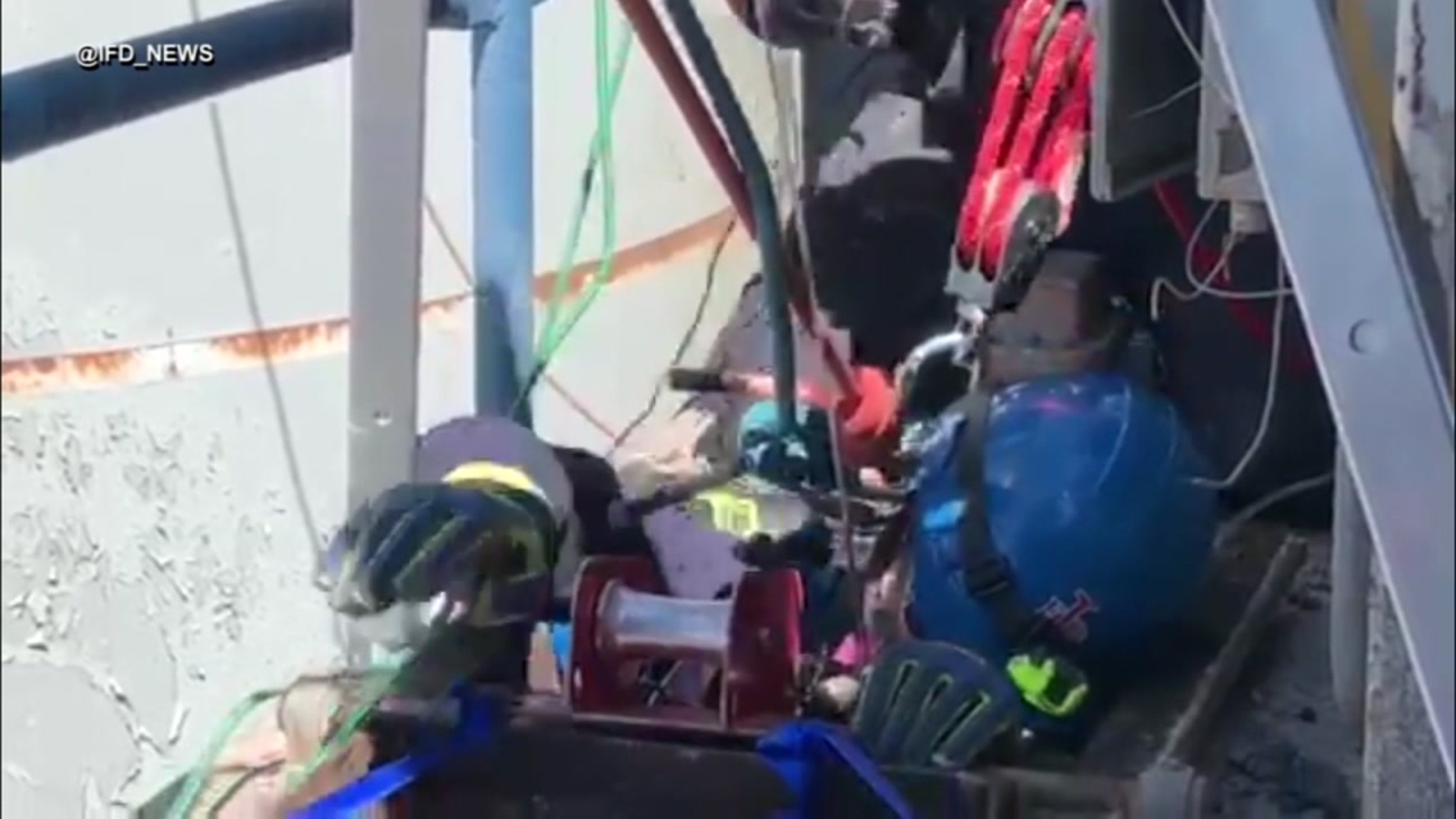 Indiana man rescued from gravel silo after being trapped up to chest ...