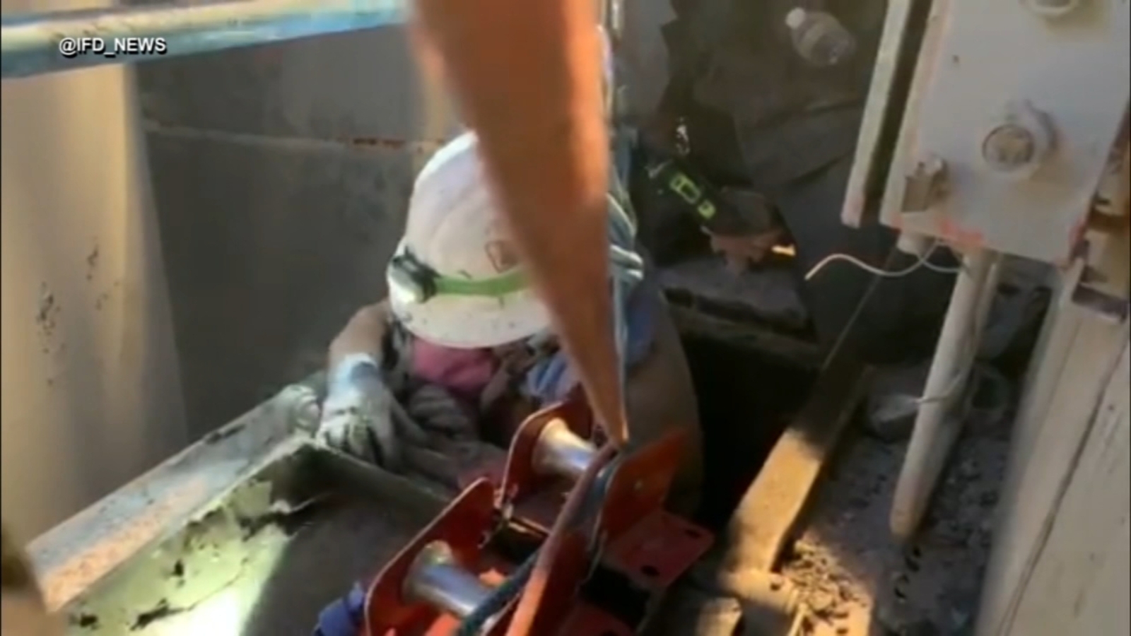 Indiana man rescued from gravel silo after being trapped up to chest ...