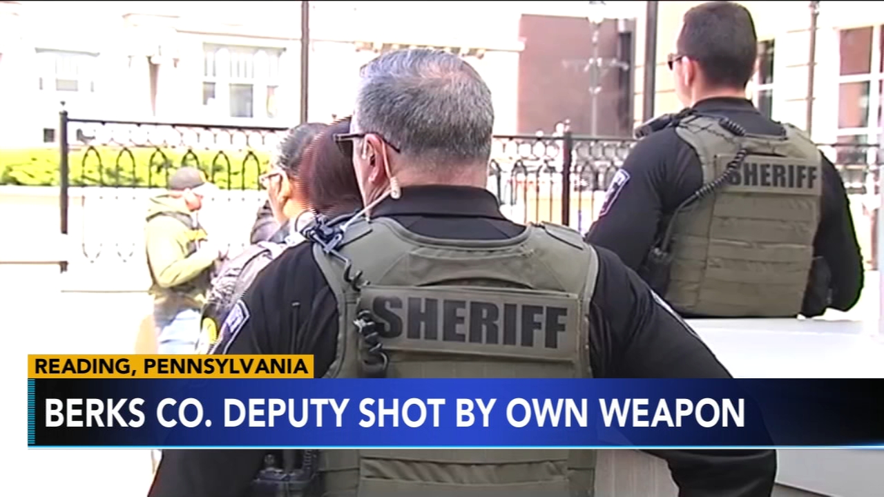 Berks County sheriff's deputy wounded in accidental firearm discharge