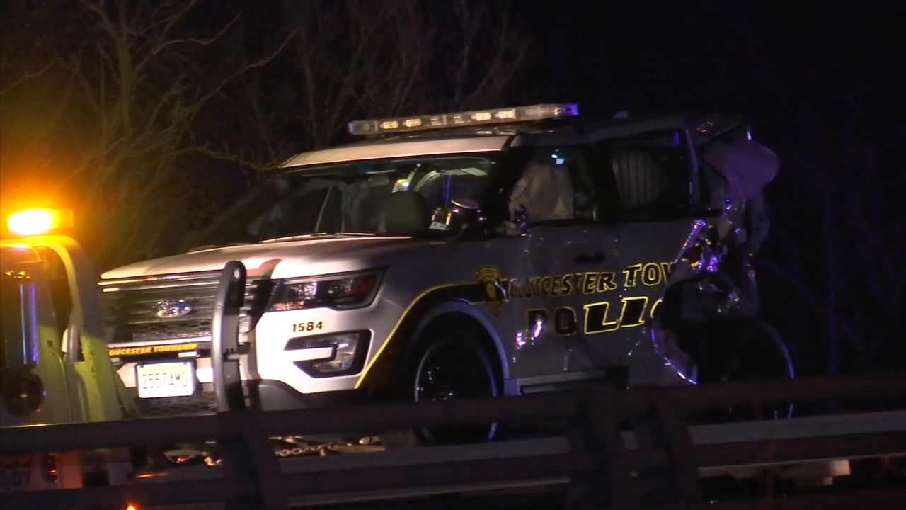 Officer injured in crash on Atlantic City Expressway
