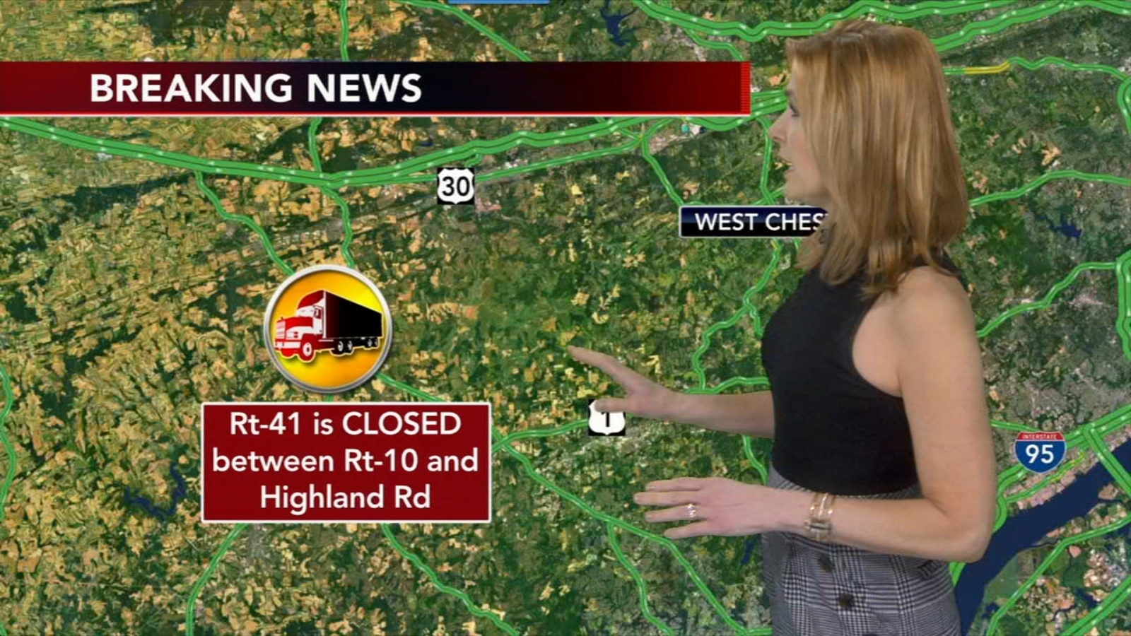 Fatal car crash closes portion of Route 41 in Chester County 6abc