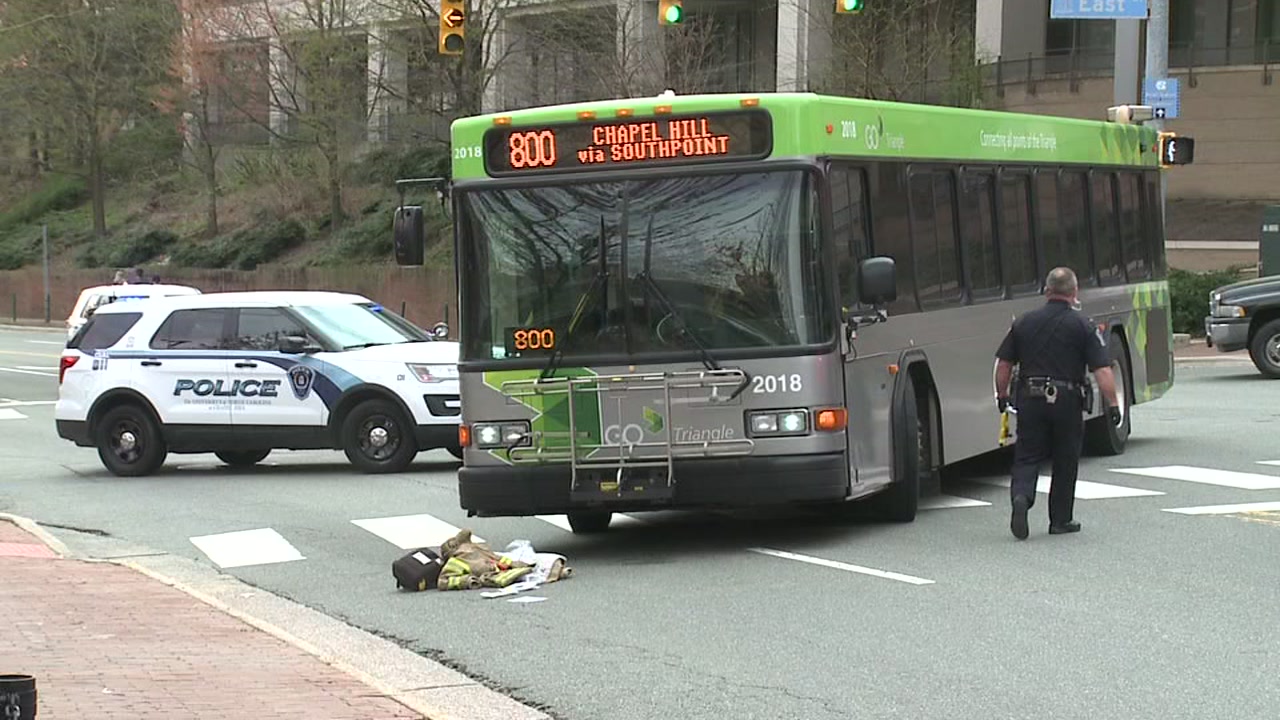 60-year-old pedestrian struck by GoTriangle bus in Chapel Hill