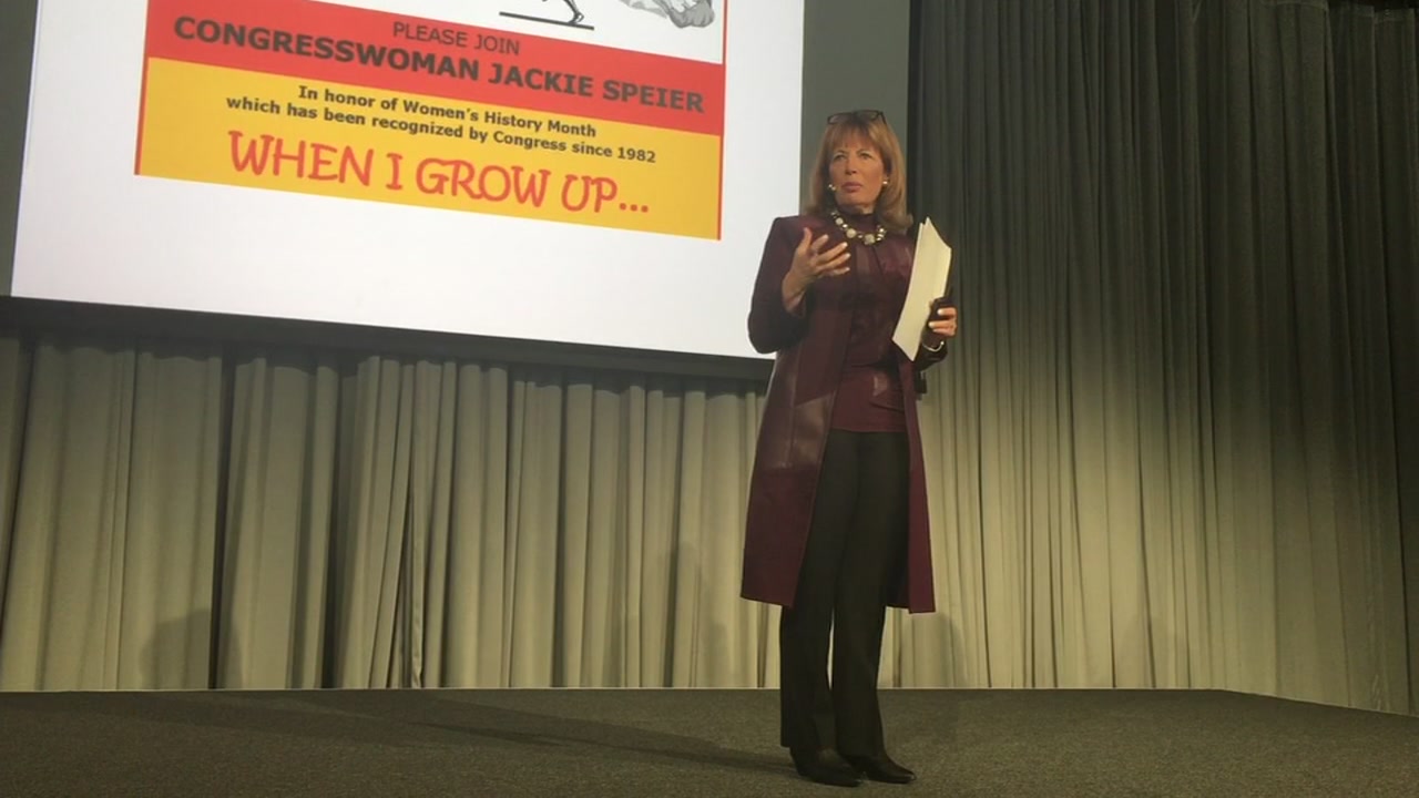 Congresswoman Jackie Speier encourages girls to dream big