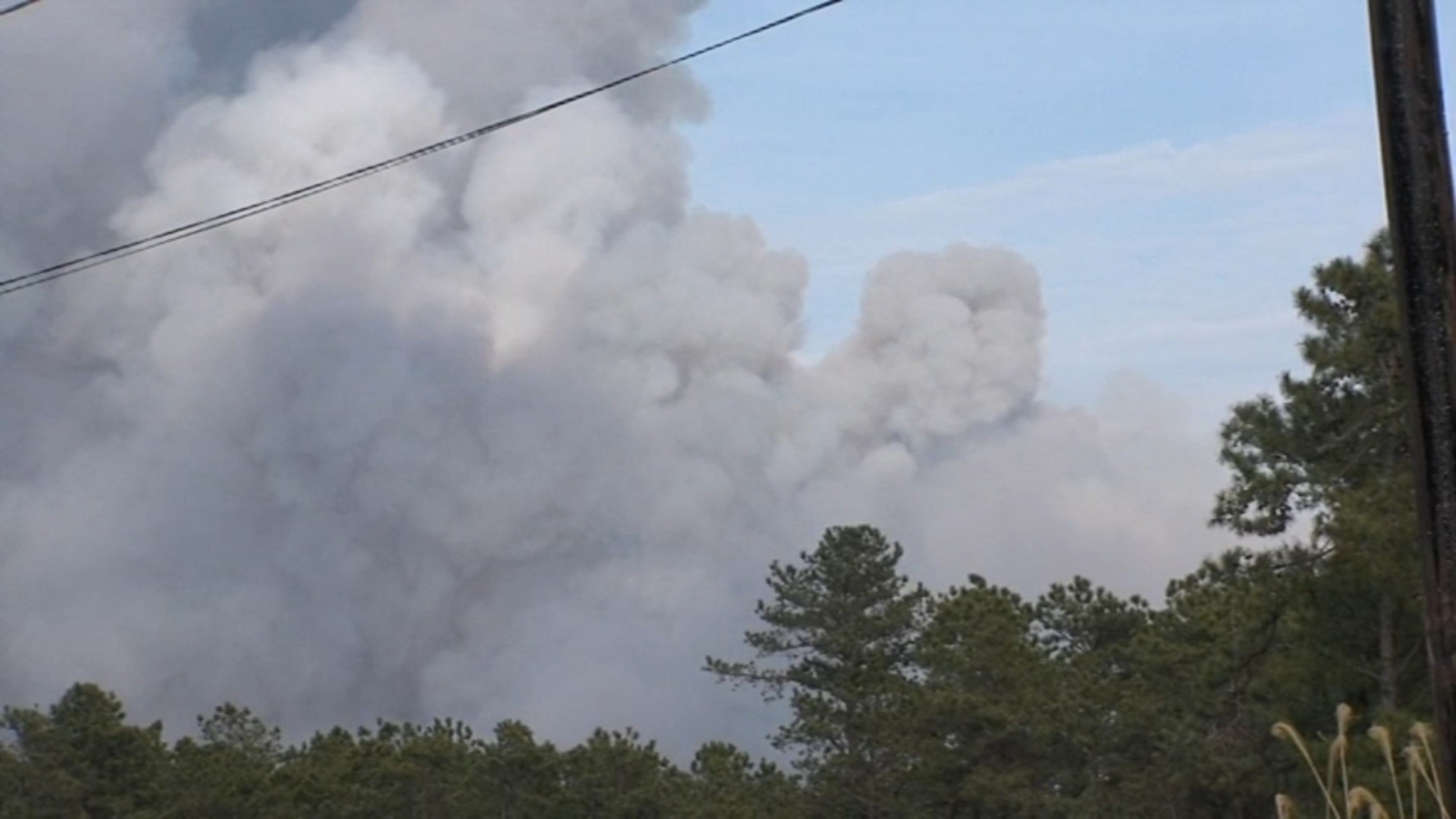 Forest fire in Burlington Co. grows to more than 5,000 acres 6abc