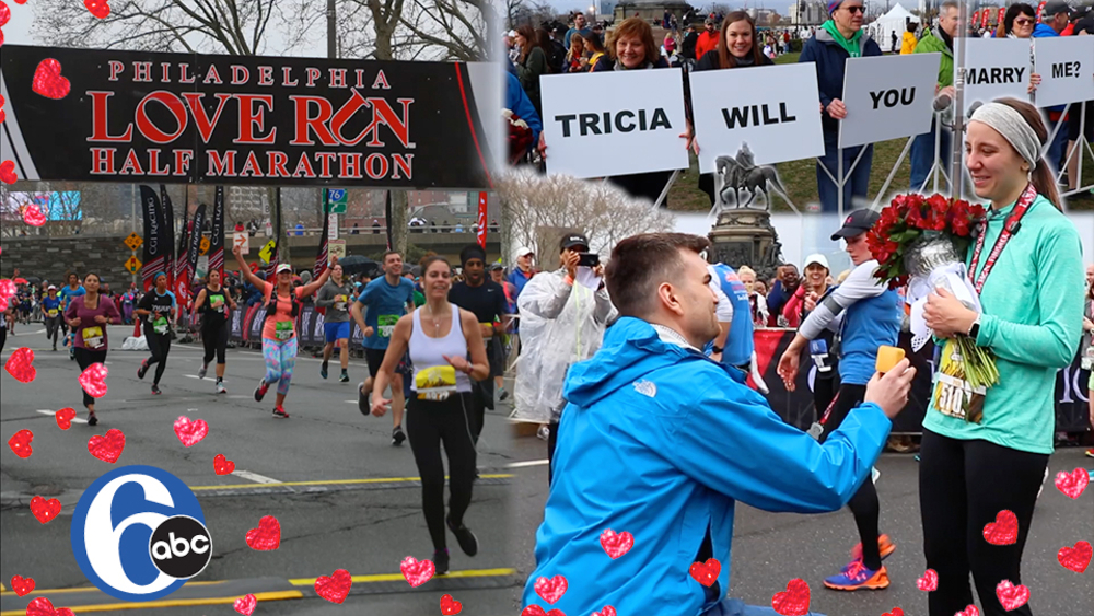 Proposal on the Parkway at Philly's "Love Run"