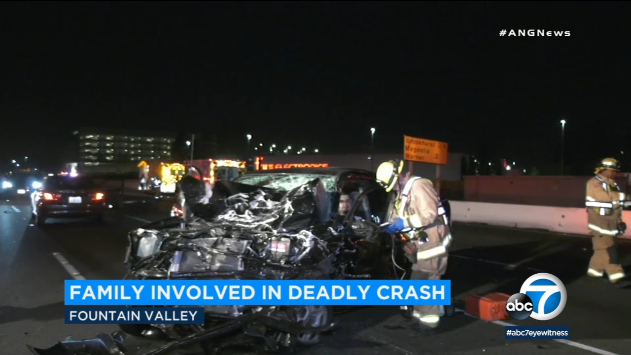405 crash, deadly crash orange county, family killed in crash, fountain valley crash, chp