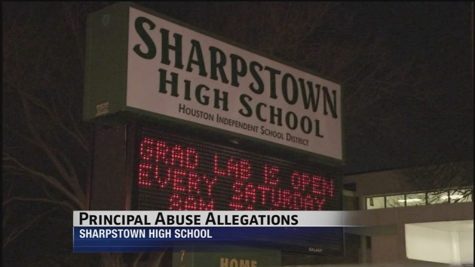 Sharpstown High School principal under investigation ABC13 Houston