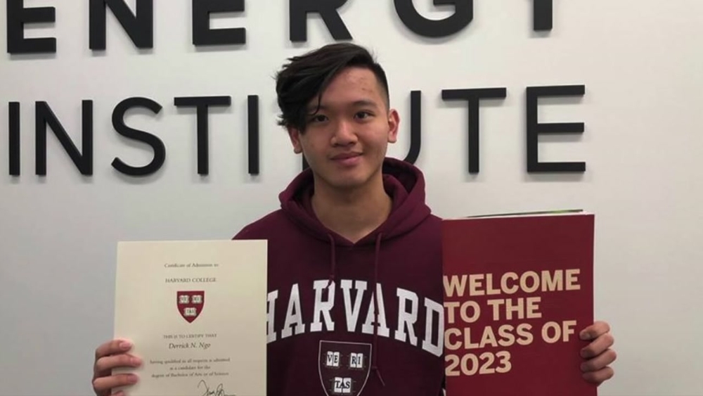 Teen's inspiring journey to Harvard