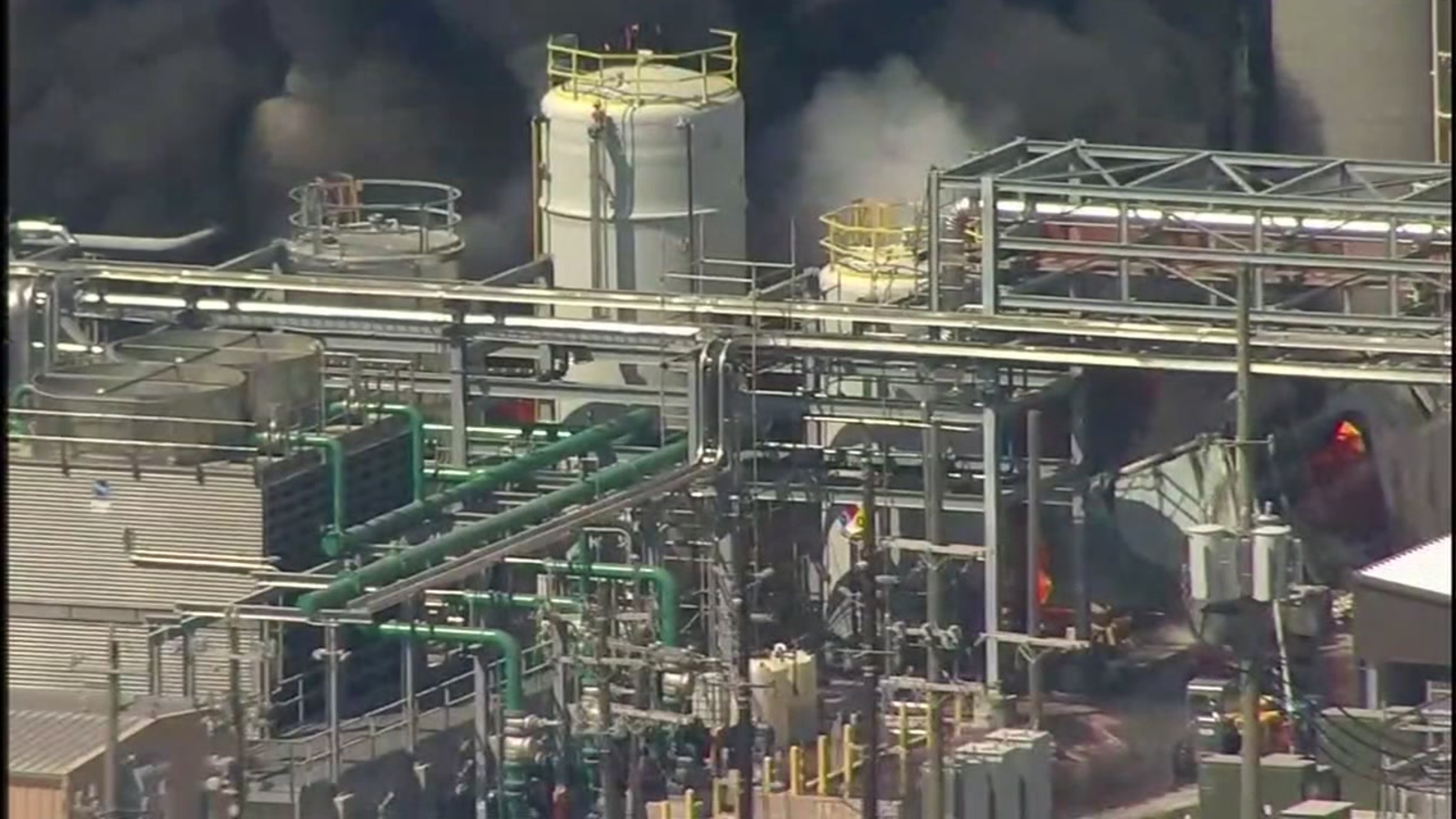 KMCO chemical plant fire in Crosby, Texas Timeline of events ABC13