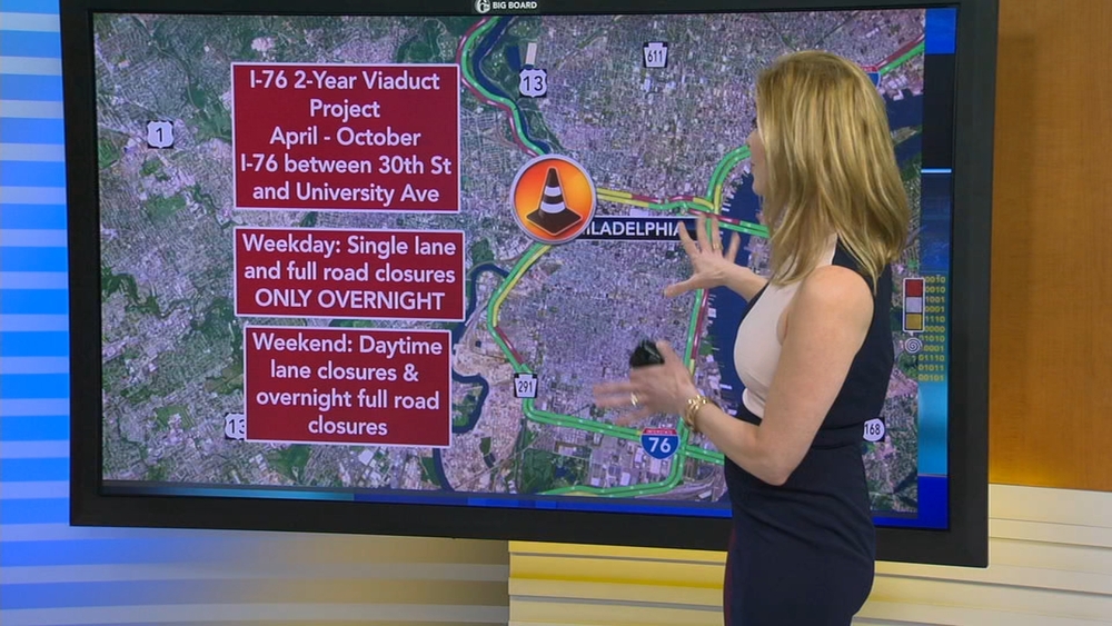 Karen Rogers explains Schuylkill Expressway projects