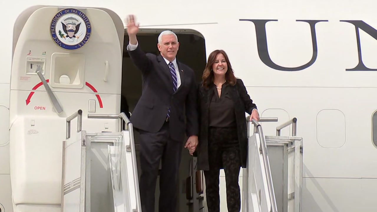 Vice President Mike Pence visits Houston
