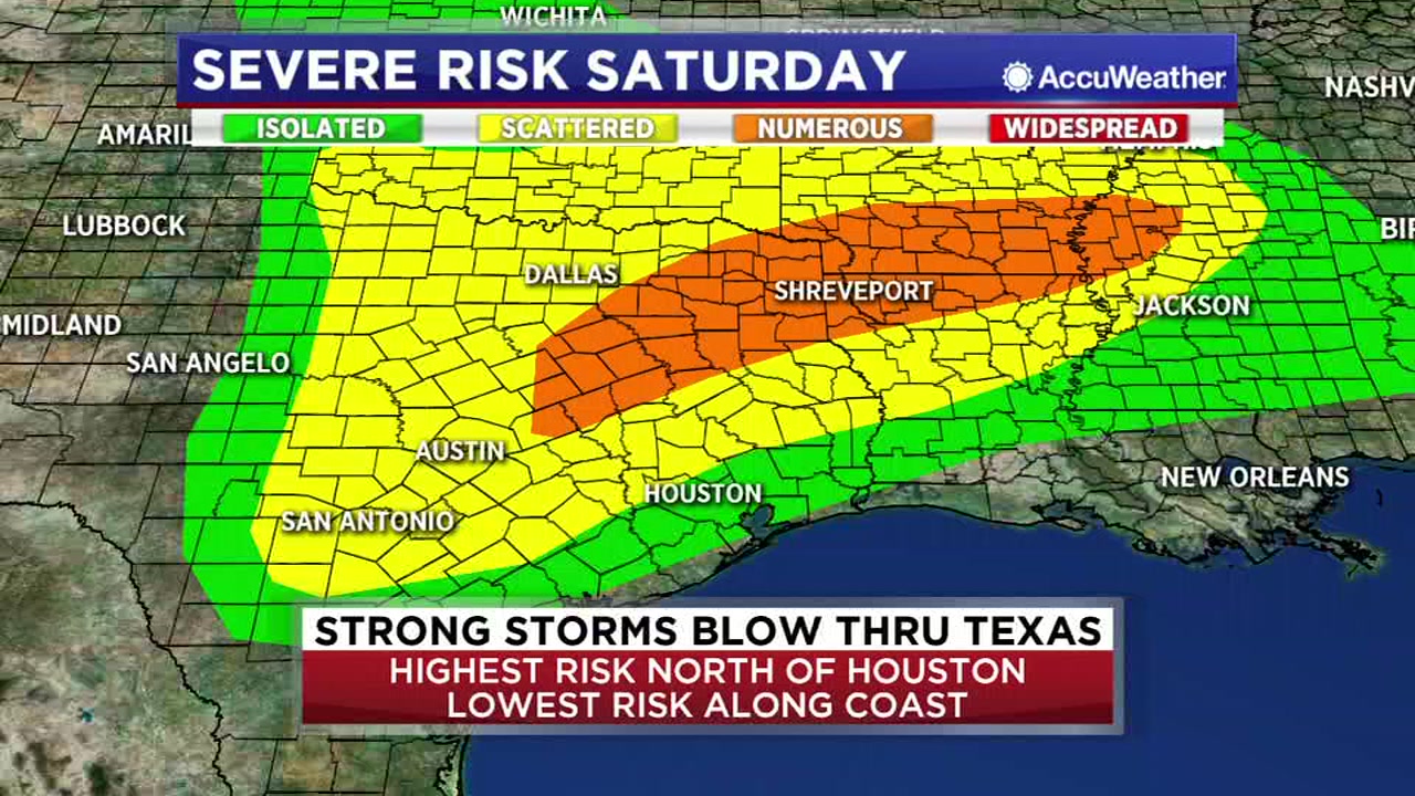 HOUSTON WEATHER Strong storms with heavy rain this weekend
