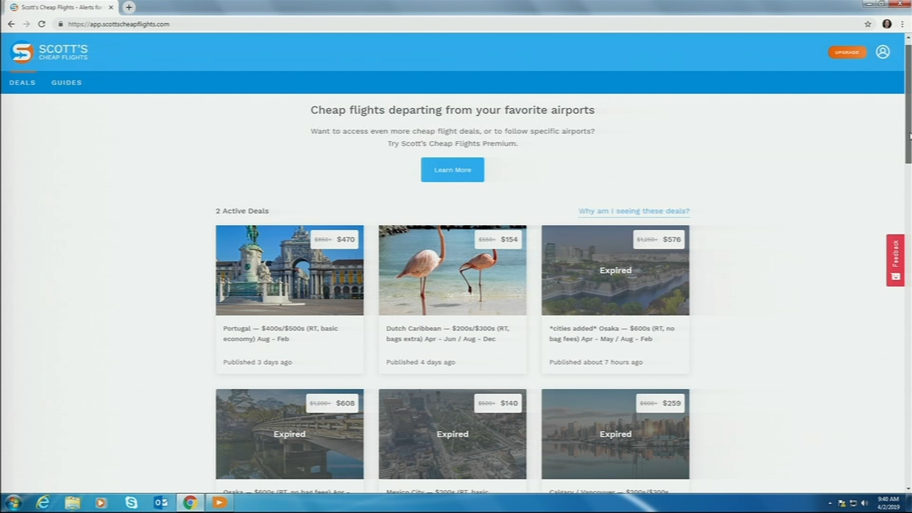 What's the Deal: Finding cheap flights