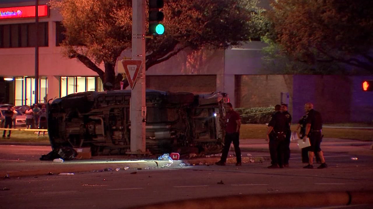 Multi-vehicle crash in Greenspoint