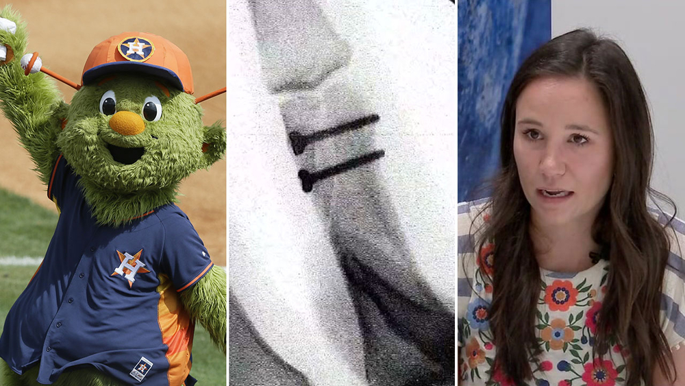 Astros fan speaks after filing suit over mascot t-shirt cannon mishap