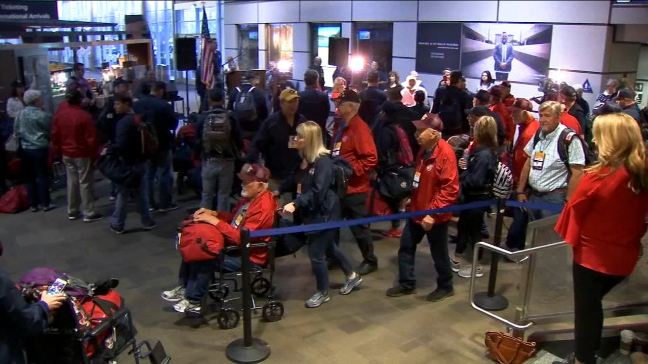 18th Central Valley Honor Flight takes off for Washington D.C.