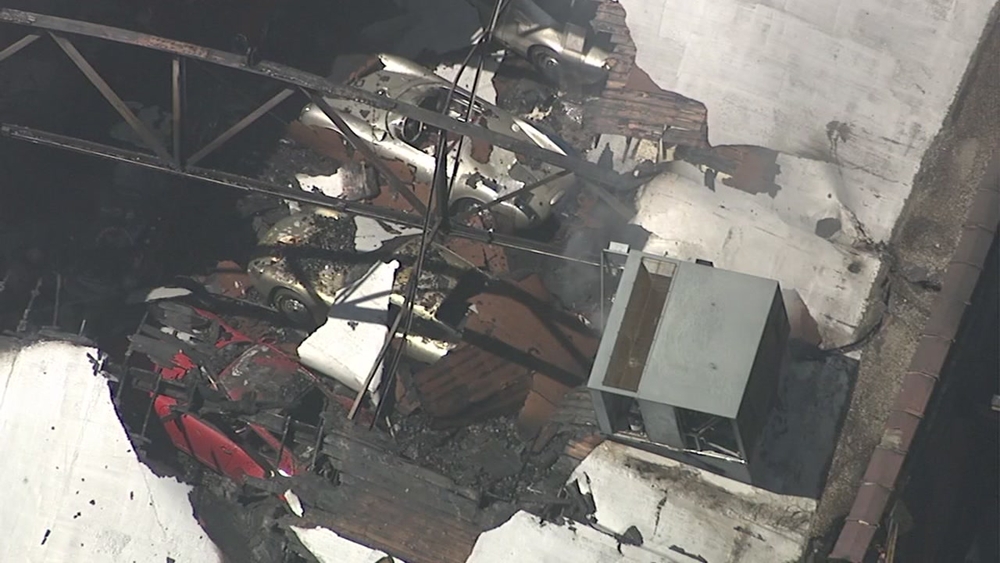 Garage housing rare Porsche collection damaged in Durham explosion