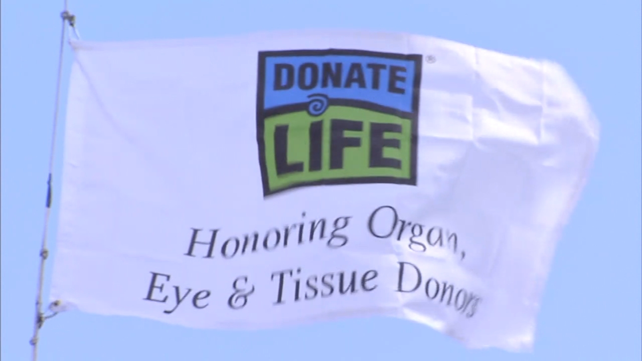 Gift of Life flag raising ceremony