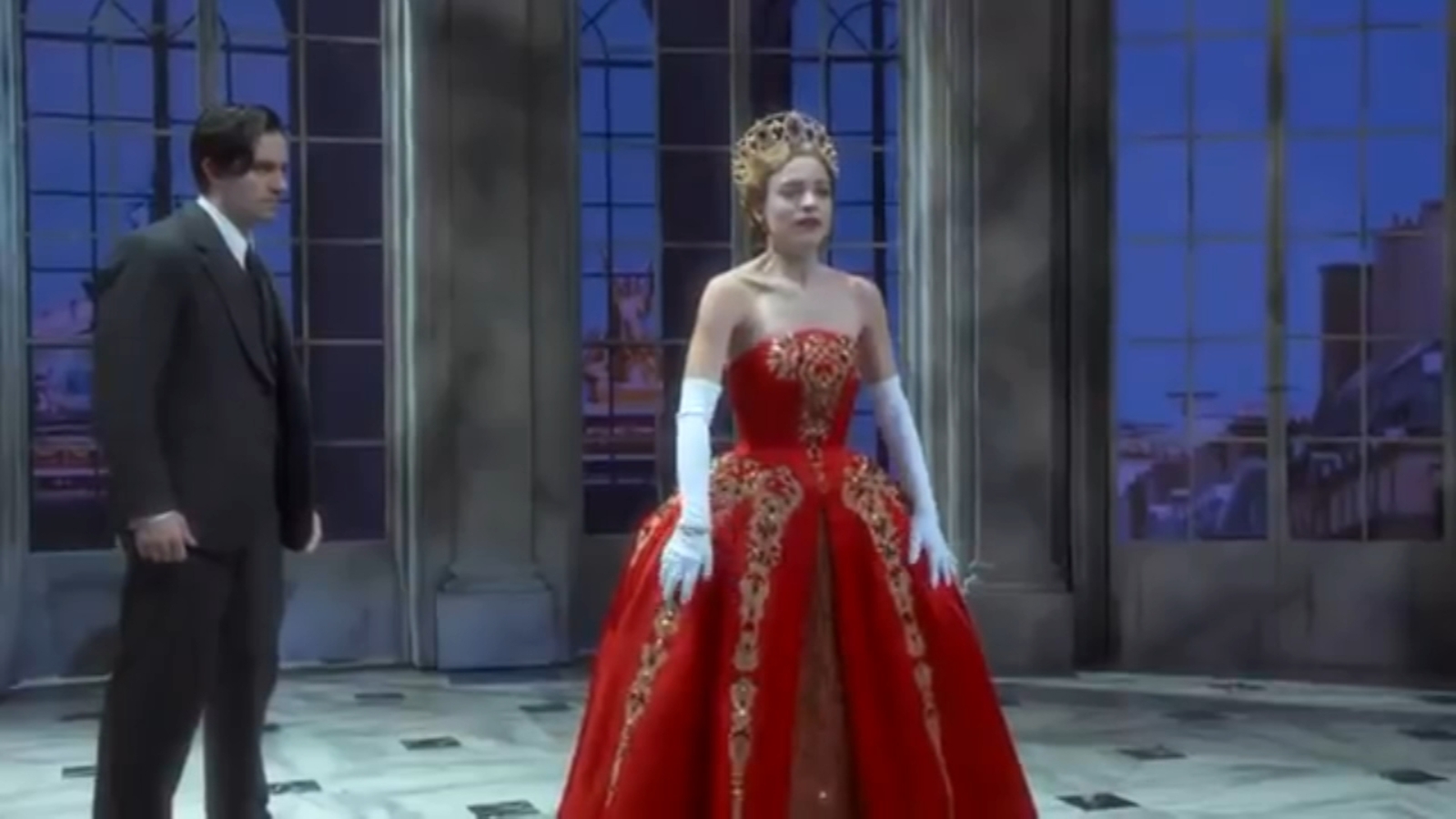 anastasia red dress musical Anastasia Red Gown Broadway Costumes LausenCrafts