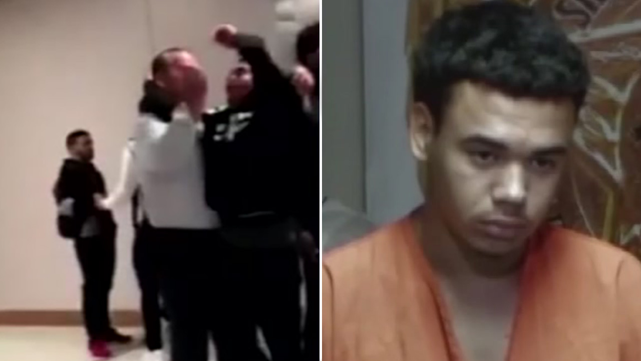 Student arrested after video shows him try wrestling move on principal