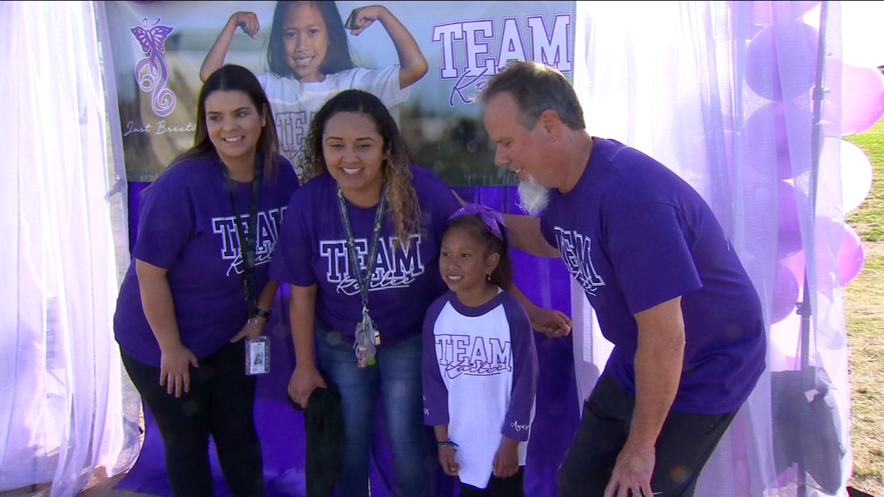 Students at central Fresno elementary school jog to help fellow classmate
