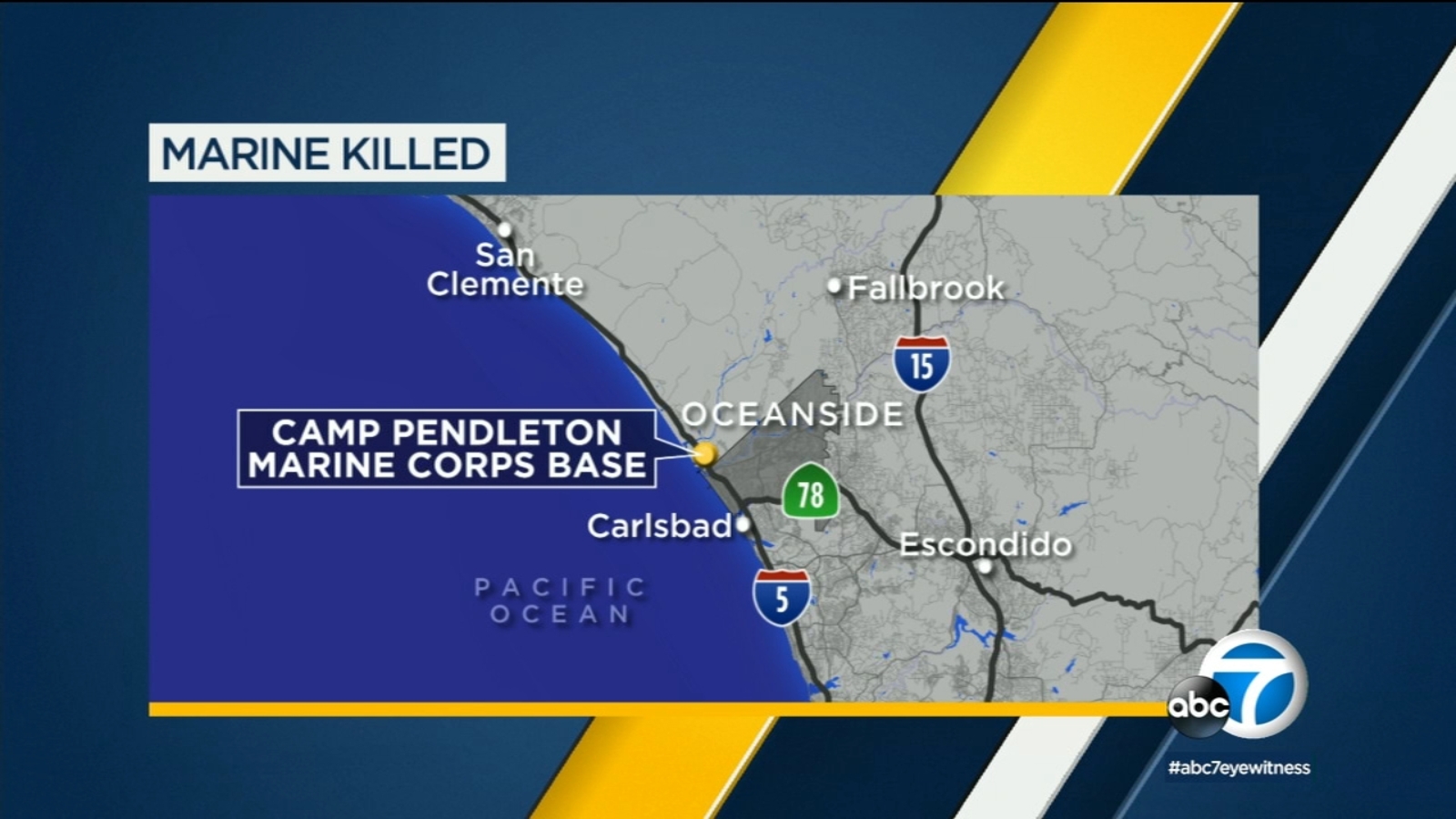 Marine killed in training accident at Camp Pendleton ABC7 Los Angeles