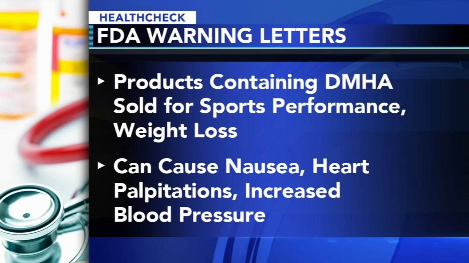 FDA warns against diet, sports, and sleep supplements