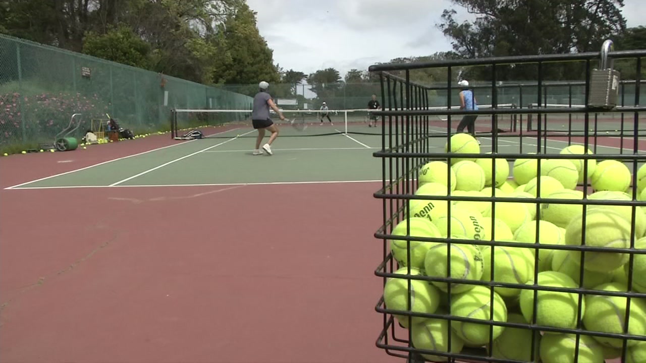 Golden Gate Park tennis court gets renovation