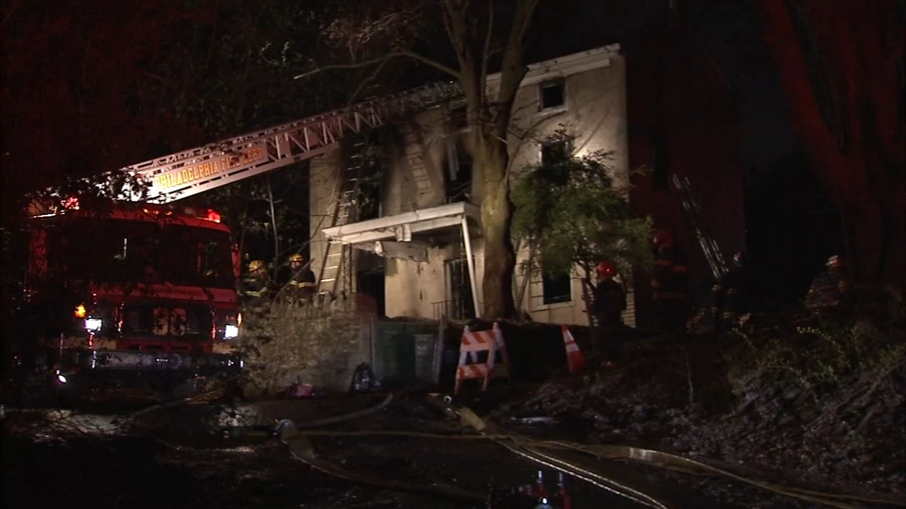 Fire leads to partial house collapse in Roxborough