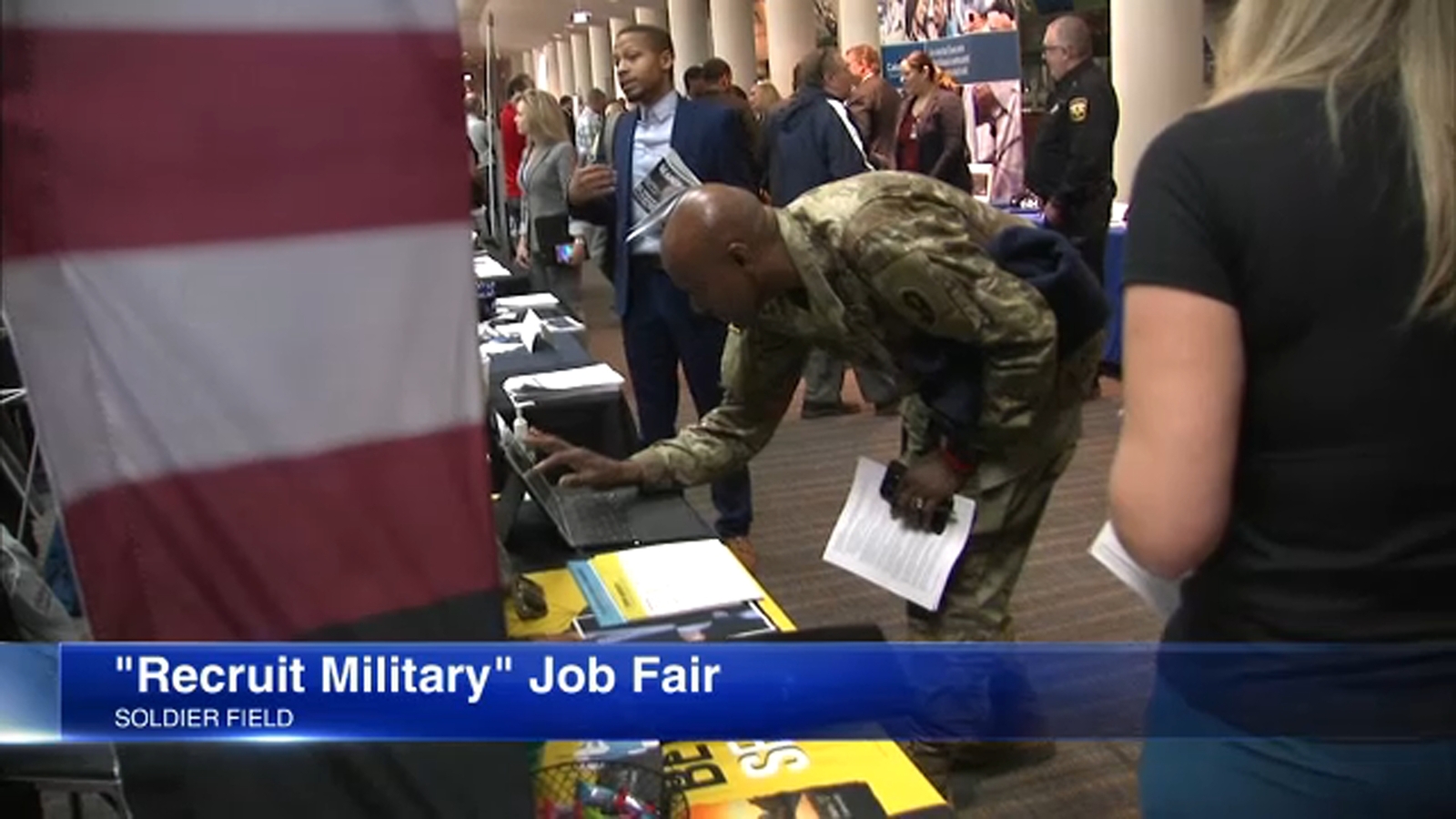 Veterans job held at Soldier Field Thursday ABC7 Chicago