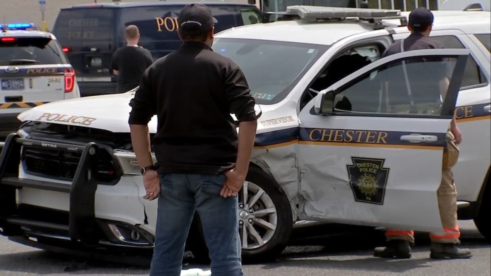 2 hurt in policeinvolved vehicle crash in Chester 6abc Philadelphia