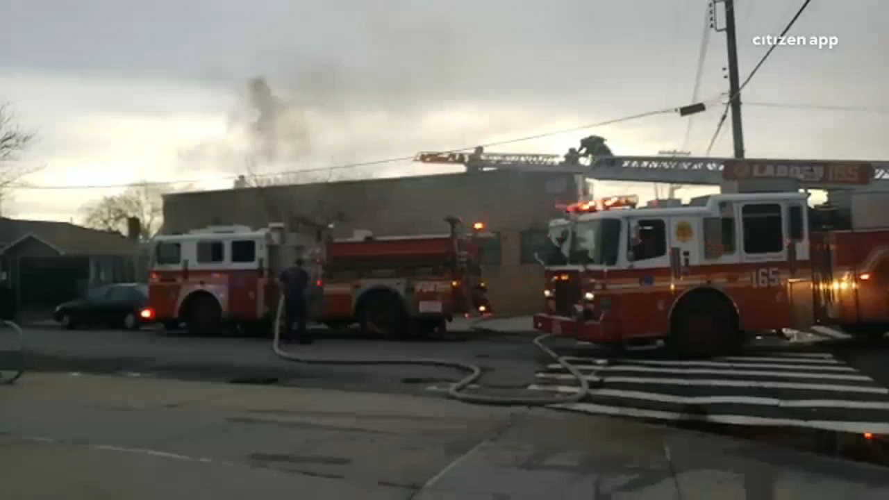 Fire breaks out at Queens school
