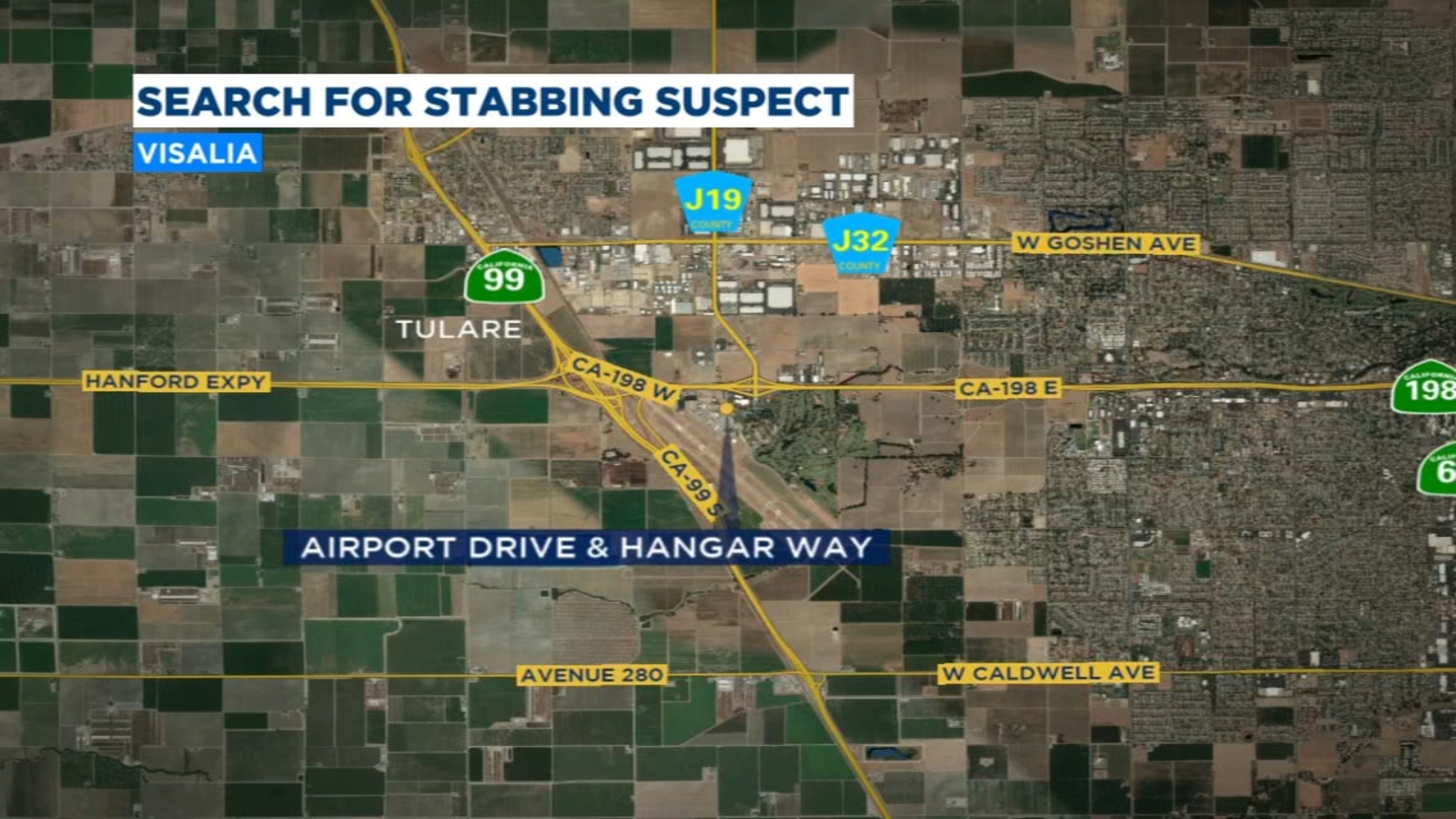 Police search for suspect involved in Visalia stabbing - ABC30 Fresno