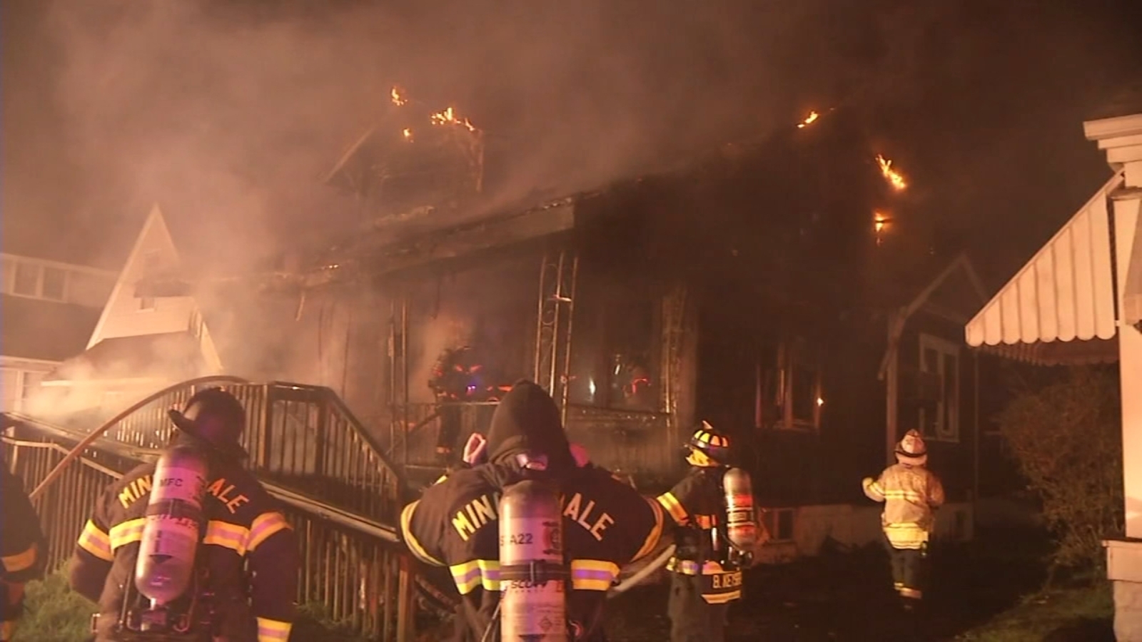 Officials credit smoke detectors with saving two women from a fast ...