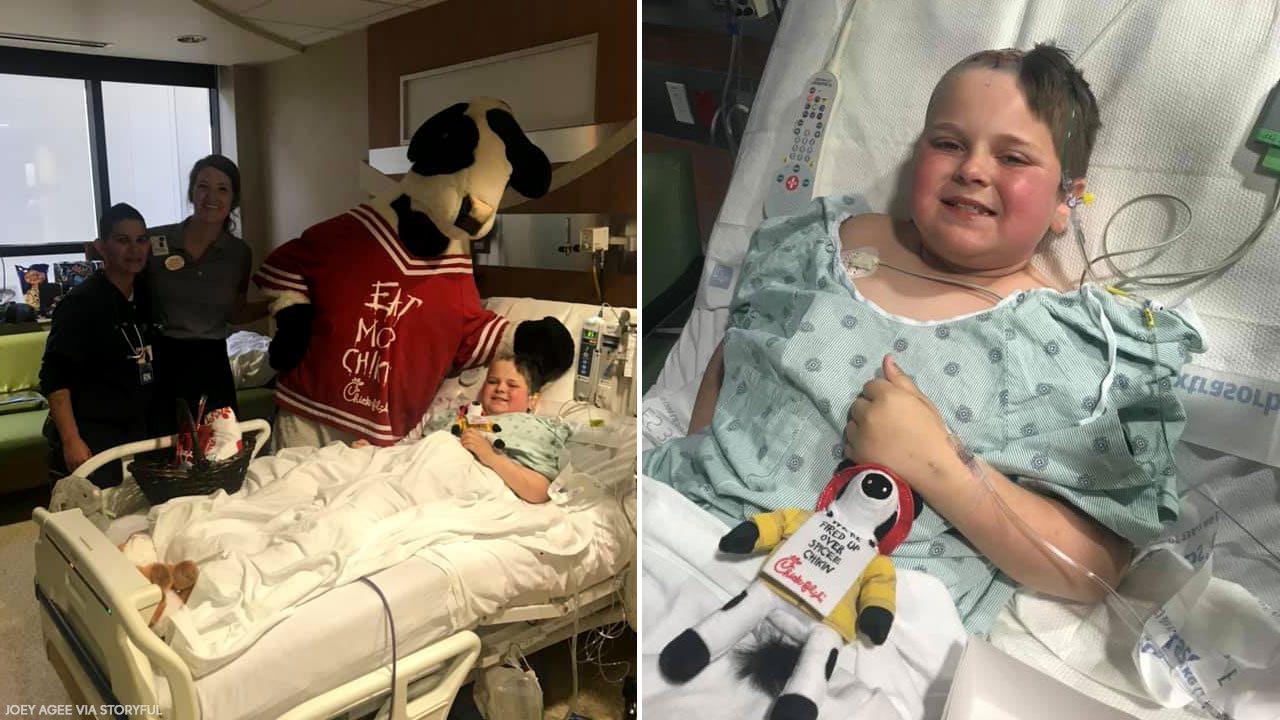 Chick-fil-A in central Texas makes rare Sunday delivery for boy battling brain tumor