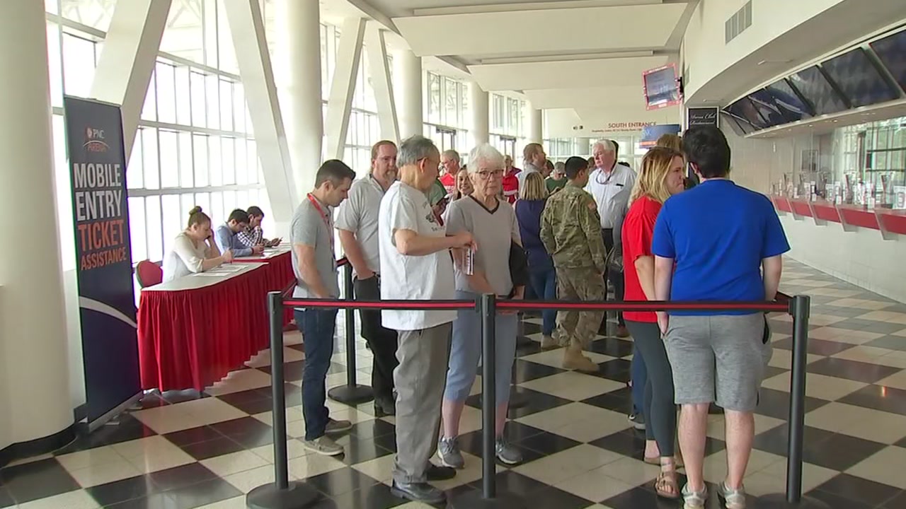 Canes fans flock for playoff tickets