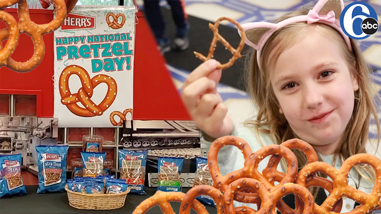 Family fun at Herr's Pretzel Day celebration 6abc Philadelphia