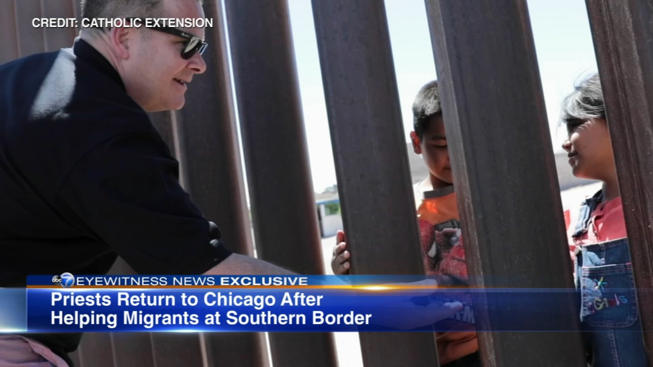 Chicago area priests return from US-Mexico border