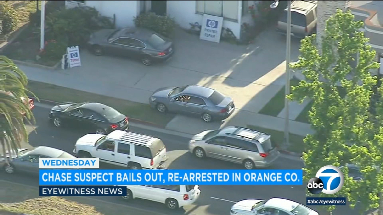 Domestic violence suspect in 3-hour pursuit spanning LA, Orange ...