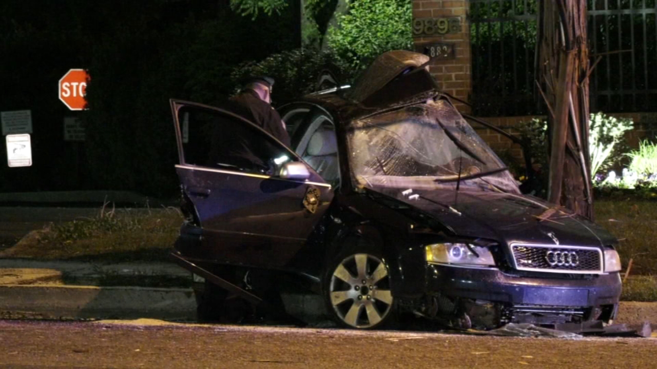 Deadly one-car crash in Bustleton
