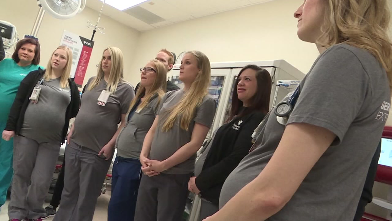 19 staffers at same emergency room expecting babies this summer