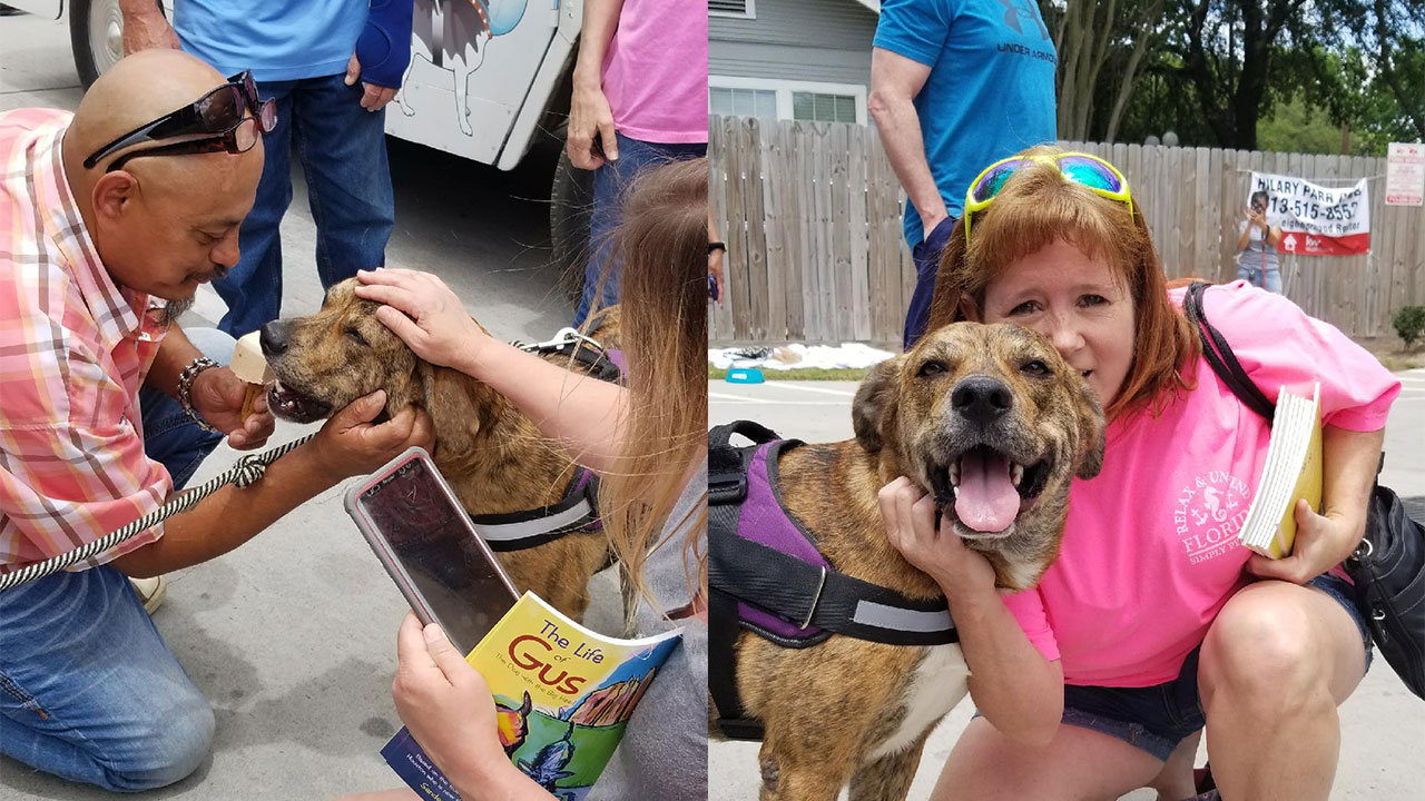 Gus the dog debuts book about his life