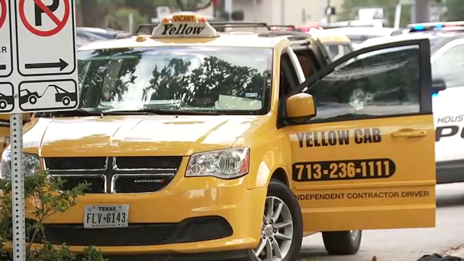 1 person shot in Montrose while riding in Yellow Cab Houston police
