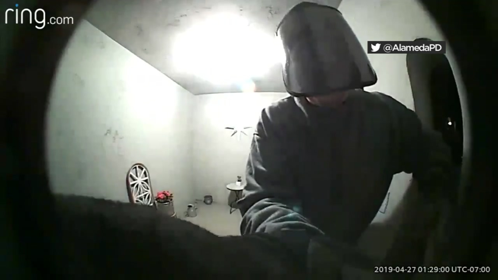 Ring video doorbell camera records as thief pulls it from home in ...