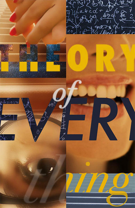 'The Theory of Everything' by Deanna Paquette, in the style of James Rosenquist.