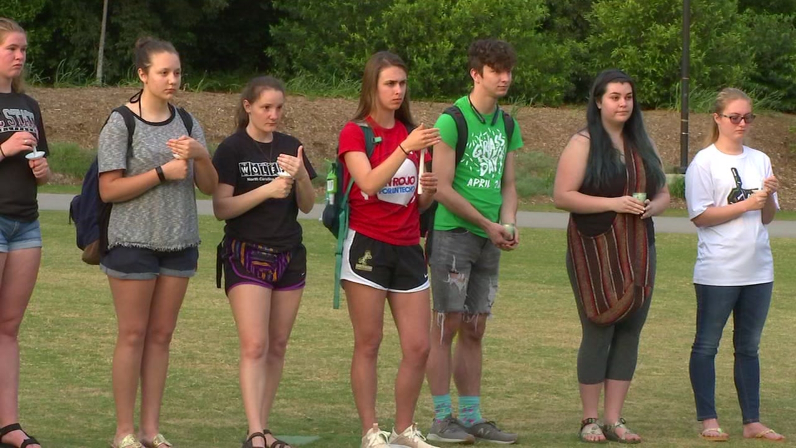 NC State students hold vigil in memory of UNCCharlotte shooting