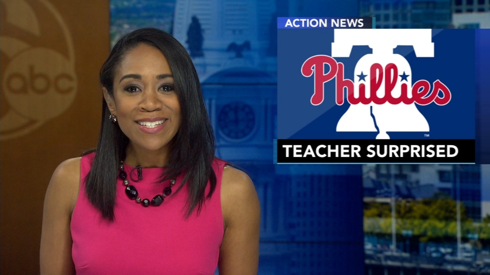 Phillies surprise music teacher for being 2019 All Star Teacher